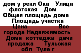 дом у реки Ока › Улица ­ флотская › Дом ­ 36 › Общая площадь дома ­ 60 › Площадь участка ­ 15 › Цена ­ 1 300 000 - Все города Недвижимость » Дома, коттеджи, дачи продажа   . Тульская обл.,Тула г.